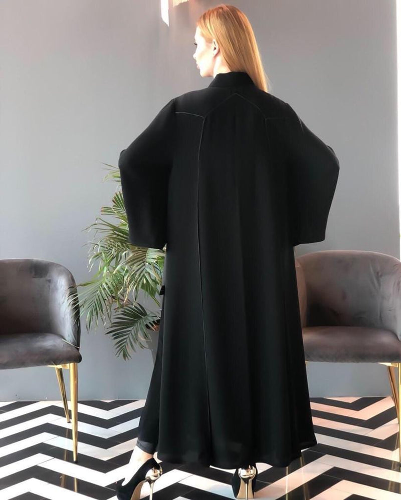 عباية مناسبات مشكوكة يدويا - tahaniboutique (6635741610241)