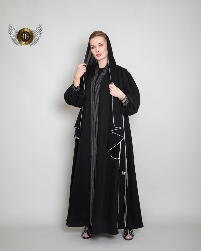 عباية عملية سادة - tahaniboutique (6635516526849)