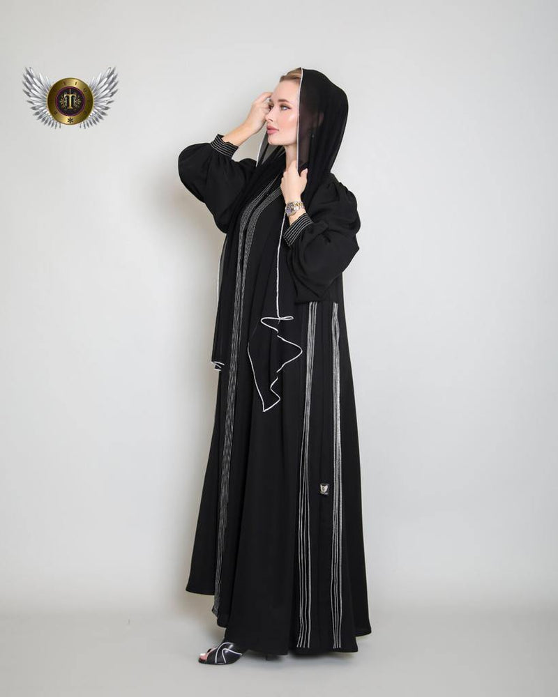 عباية عملية سادة - tahaniboutique (6635516526849)